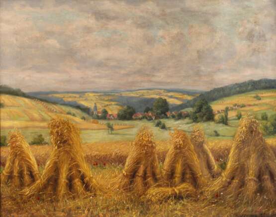 Max Oehler, "Blick auf Schwarza bei Blankenhain" - photo 1 Max Oehler, "Blick auf Schwarza bei Blankenhain" - photo 1