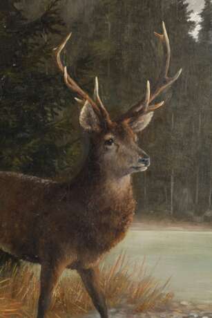 Ludwig Paulus, attr., Hirsch am Wasser - фото 4