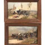 Ludwig Putz, Zwei kleine Schlachtenszenen - Foto 1