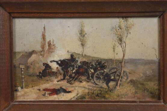 Ludwig Putz, Zwei kleine Schlachtenszenen - Foto 2