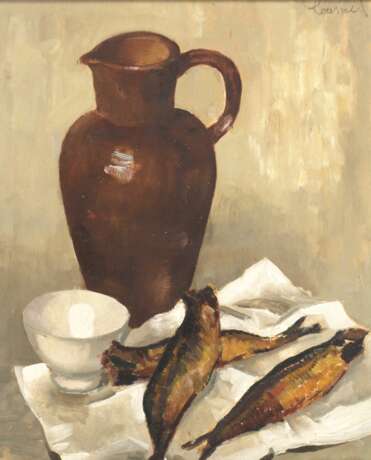 Roussiel, Stillleben mit Fischern - Foto 1 Roussiel, Stillleben mit Fischern - Foto 1