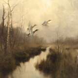 Manfred Schatz, Auffliegende Enten - Foto 1