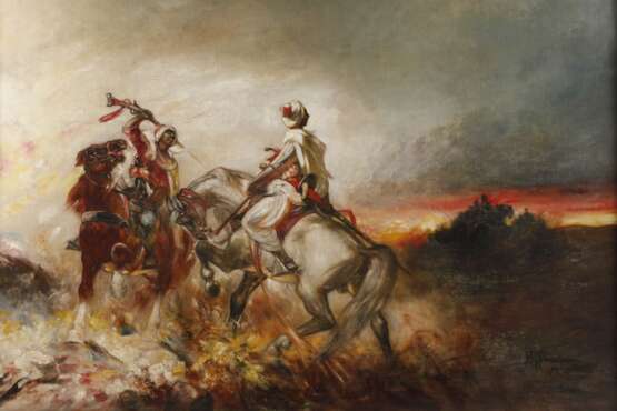 Heinrich Maria Staackmann, Kämpfende Araber - фото 1