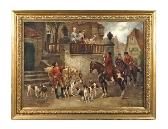 August Stephan, Nach der Fuchsjagd - фото 1