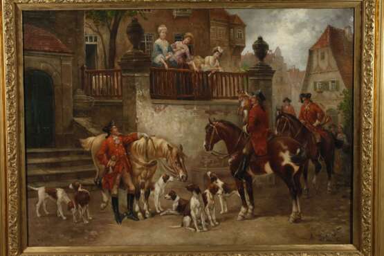 August Stephan, Nach der Fuchsjagd - фото 2