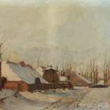 N. v. Straten, Winterliche Dorflandschaft - фото 1