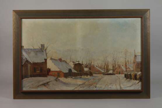 N. v. Straten, Winterliche Dorflandschaft - фото 2 N. v. Straten, Winterliche Dorflandschaft - фото 2