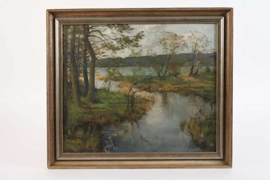 Otto Vaeltl, "Mündung der Ach in den Starnbergersee" - photo 2 Otto Vaeltl, "Mündung der Ach in den Starnbergersee" - photo 2