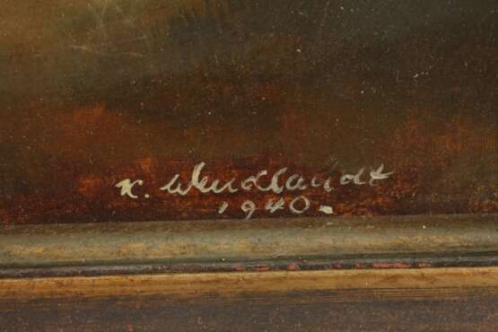 Kurt Wendlandt, Gewitterstimmung in der Ebene - photo 3