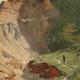 Julius Wentscher, Wanderer am Steinbruch - photo 1