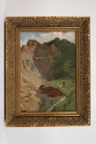 Julius Wentscher, Wanderer am Steinbruch - photo 2