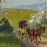 Ernst Zimmer, attr., Postkutsche auf der Landstraße - photo 4