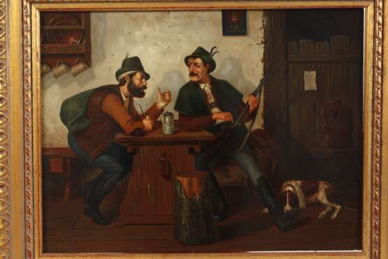 Monogrammist KCS, Zwei bayerische Wirtsstubenszenen - photo 2 Monogrammist KCS, Zwei bayerische Wirtsstubenszenen - photo 2