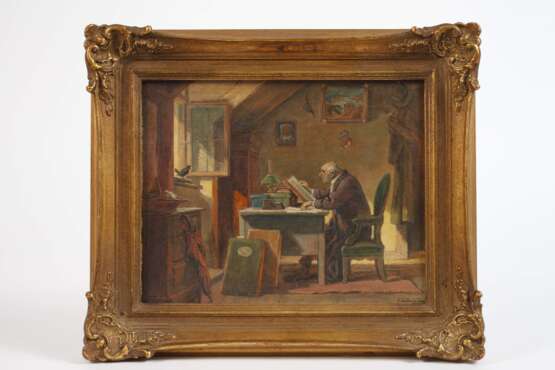 Walter Kraus, "Ein Besuch" nach Carl Spitzweg - photo 2