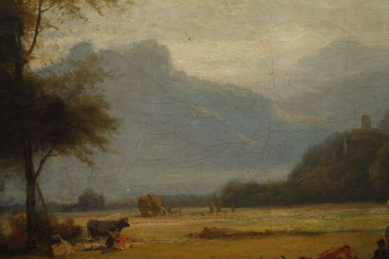 Idyllische Sommerlandschaft mit Viehhirtin - photo 4 Idyllische Sommerlandschaft mit Viehhirtin - photo 4