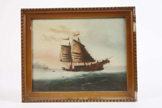 Paar Schiffsbilder China - photo 2 Paar Schiffsbilder China - photo 2