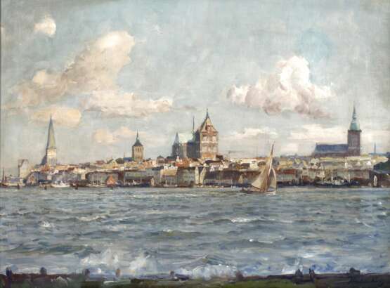 Richard Blankenburg, Rostock vom Gehlsdorfer Ufer - фото 1
