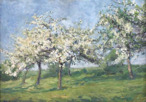 Frida von Düring, "Blühende Apfelbäume" - photo 1