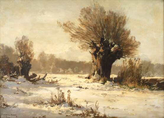 Fritz Halberg-Krauss, "Winterlandschaft" - фото 1