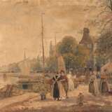 R. Hornemann, Holländischer Blumenmarkt am Kai - Foto 1