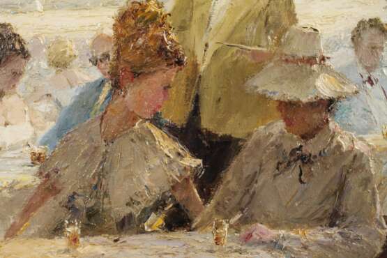 Josef Klarl, "Kaffeegarten am Wörthersee" - photo 4 Josef Klarl, "Kaffeegarten am Wörthersee" - photo 4