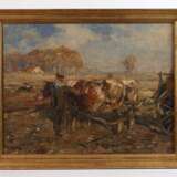 Piet Leysing, Bauer mit Ochsen bei der Feldarbeit - photo 2