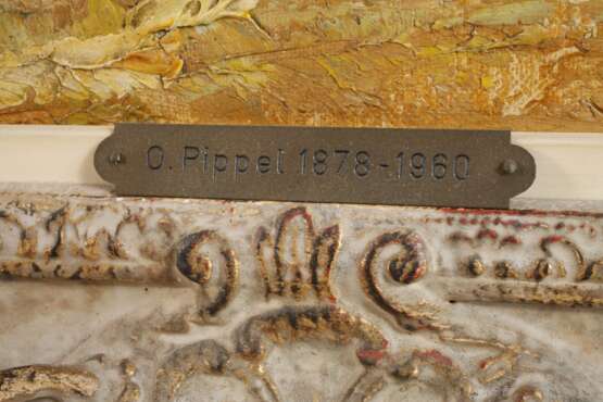 Otto Pippel, Erntelandschaft mit Heugarben - photo 4