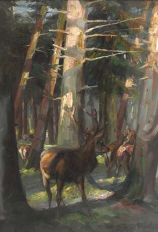 Heinrich Schütz, Hirschwild im Wald - фото 1 Heinrich Schütz, Hirschwild im Wald - фото 1