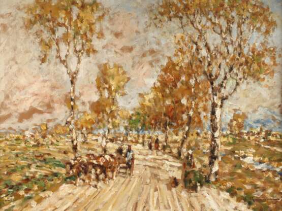 Julius Seyler, "Die Diessener Landstraße" - фото 1 Julius Seyler, "Die Diessener Landstraße" - фото 1