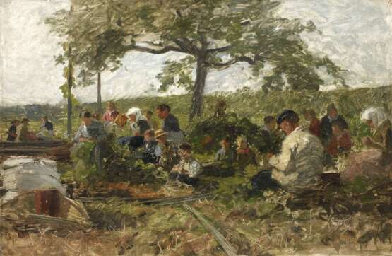 Erntehelfer bei der Hopfenernte - фото 1 Erntehelfer bei der Hopfenernte - фото 1