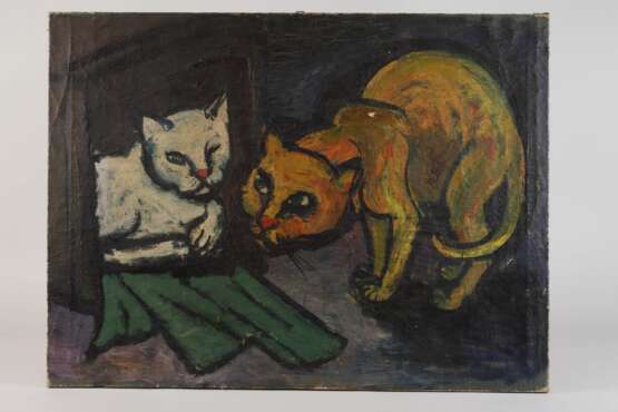 Expressionistische Katzendarstellung - photo 2