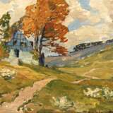 Impressionistische Landschaft mit Bauernhaus - photo 1