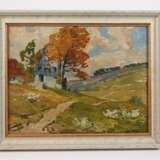 Impressionistische Landschaft mit Bauernhaus - photo 2