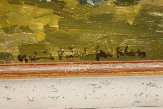 Impressionistische Landschaft mit Bauernhaus - photo 3