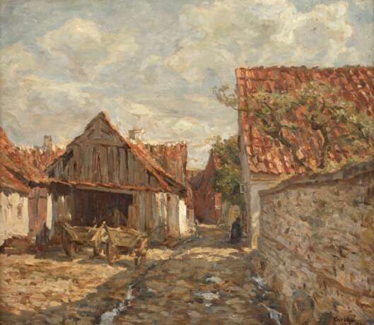 Impressionist der Jahrhundertwende, Dorfgasse - photo 5 Impressionist der Jahrhundertwende, Dorfgasse - photo 5