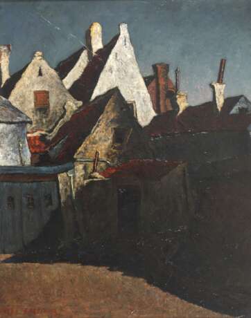 Kees Bastiaans, Häuser im Mondenschein - photo 1