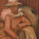 H. Popp, Junge Frau mit Hut und Ratte - photo 1