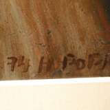 H. Popp, Junge Frau mit Hut und Ratte - photo 3