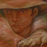 H. Popp, Junge Frau mit Hut und Ratte - photo 4