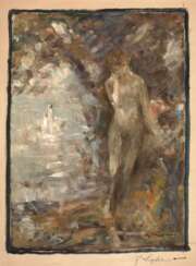 Julius Seyler, Damenakt am Ufer