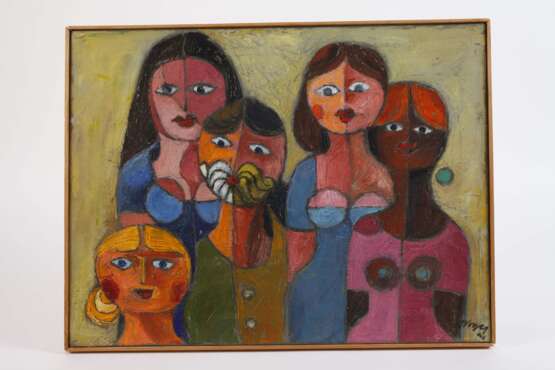 Alfred Vogel, attr., Modernes Gruppenportrait - photo 2