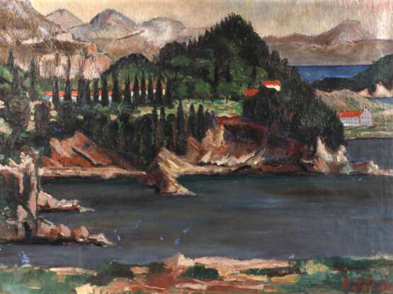 Oskar Zügel, "Ragusa Stadtpark" - Foto 1