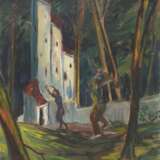 Dramatische Szene im Wald - Foto 1