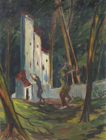 Dramatische Szene im Wald - Foto 1