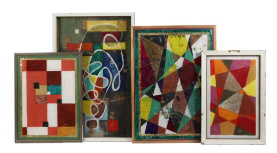 Bernhard Brach-Zinek, attr., Vier geometrische Kompositionen - photo 1 Bernhard Brach-Zinek, attr., Vier geometrische Kompositionen - photo 1