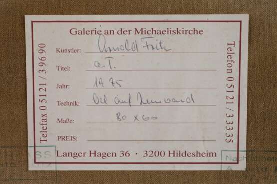 Arnold Fritz, Früchtestillleben mit Weinflasche - photo 6 Arnold Fritz, Früchtestillleben mit Weinflasche - photo 6