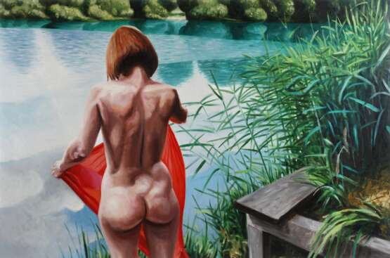 Georg C. Wirnharter, "Cora mit rotem Tuch ..." - photo 1 Georg C. Wirnharter, "Cora mit rotem Tuch ..." - photo 1