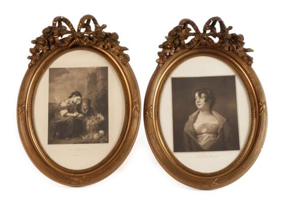 Paar Ovalrahmen Neoklassizismus - фото 1