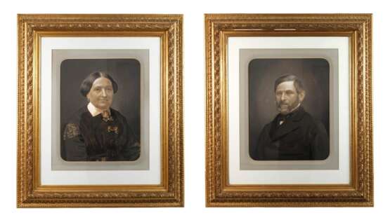 Paar große Goldstuckleisten Spätbiedermeier - фото 2