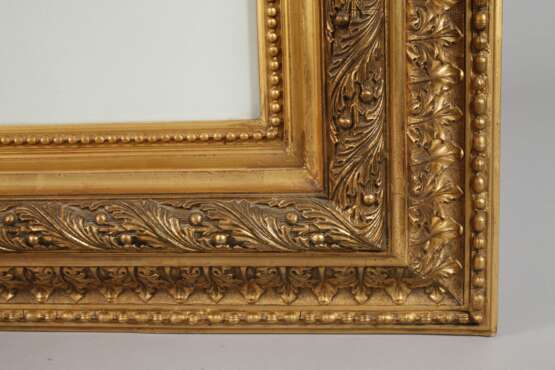 Paar große Goldstuckleisten Spätbiedermeier - фото 3